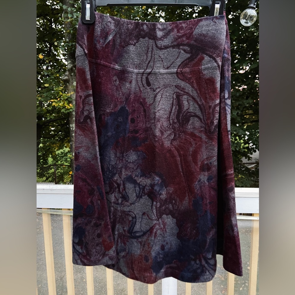 NALLY & MILLIE Skirt - Midi Length - Soft Knit A-Line Skirt